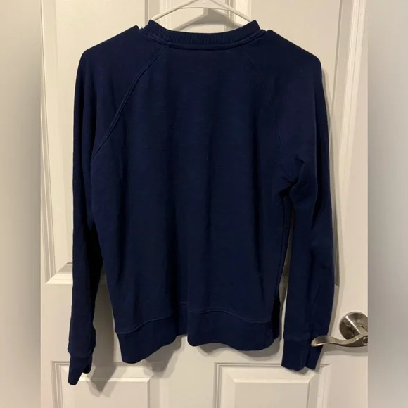 Vineyard Vines Blue Crewneck with White Logo - Picture 2 of 3
